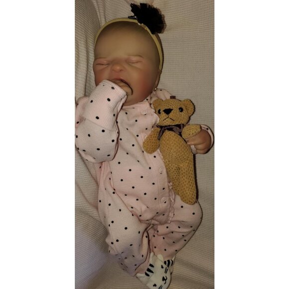 🆕17Inch Full Body Viny Newborn Baby Poseable Limbs Cute Boy Jason Reborn Baby - Picture 1 of 9